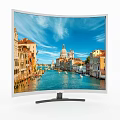 TV curved screen TV monitor curved screen monitor Samsung monitor 3d model