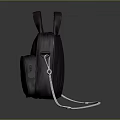 MAINS SHOP Purple Handbag With Multiple Pockets Hand Strap And Chain Detail