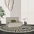 Modern Lazy Sofa 3d model