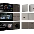 Intelligent switch panel 3d model