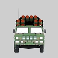China PHL03 long-range rocket launcher PHL03 PHL rocket launcher long-range fire 3d model
