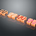 Different Colored Slipper Shoes Arranged In A Row With Reflection On Dark Background