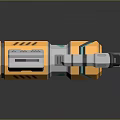 Sci-fi Pistol Sci-fi Firearms Next Generation Firearms Sci-fi Game Gun Games Firearms Game Gun 3d model