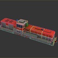 vintage train steam train train carriage locomotive head steam car carriage train modern vehicle 3d model