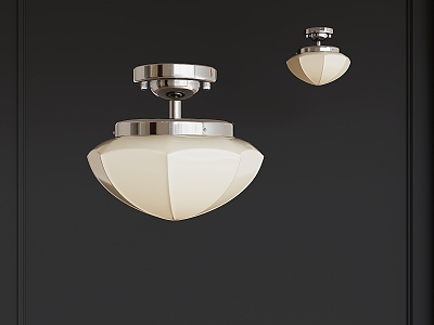 Middle Cream Ceiling Lamp model