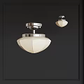 Middle Cream Ceiling Lamp 3d model