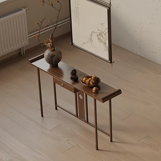 Modern Entrance Cabinet 3d model