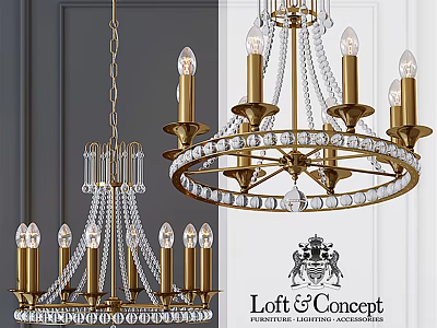 Elegant Brass Chandelier With Crystal Accents And Multiple Candle Style Arms 3d model