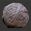 Soft Pink And White Yarn Ball For Daily Household Knitting Use