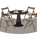 Modern Leisure Tables and Chairs Negotiation Tables and Chairs Dining Tables and Chairs 3d model