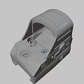 Tactical Weapon POC MINI Red Dot Sight With ACSS Reticle For Precision Shooting 3d model