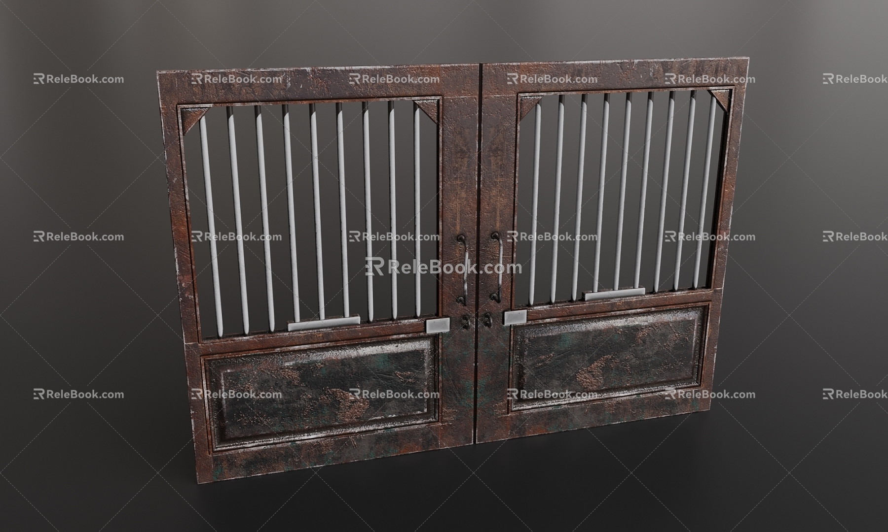 old iron gate 3d model