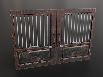 old iron gate 3d model