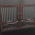 old iron gate 3d model