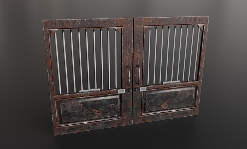 old iron gate 3d model