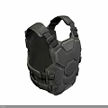 Black Tactical Vest Military Grade Protective Body Armor For Combat Operations