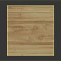 Wooden Nightstand With Simple Design Light Wood Color And Four Slim Legs