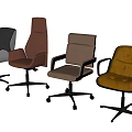 Office Chairs In Various Styles Colors And Designs With Metal Bases And Wheels