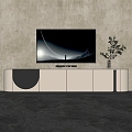 Silent TV Cabinet 3d model