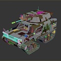 Light Tank Light Armored Modern Tank Modern Tank World War II Tank World War I Tank Heavy Tank 3d model