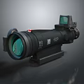 Weapon Tactical Optical Scope Featuring High Definition Green Lens Military Grade Accessory for Precision Shooting