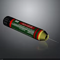 Green Sealant Tube With Red Stripe And Yellow Tip For Sealing Applications