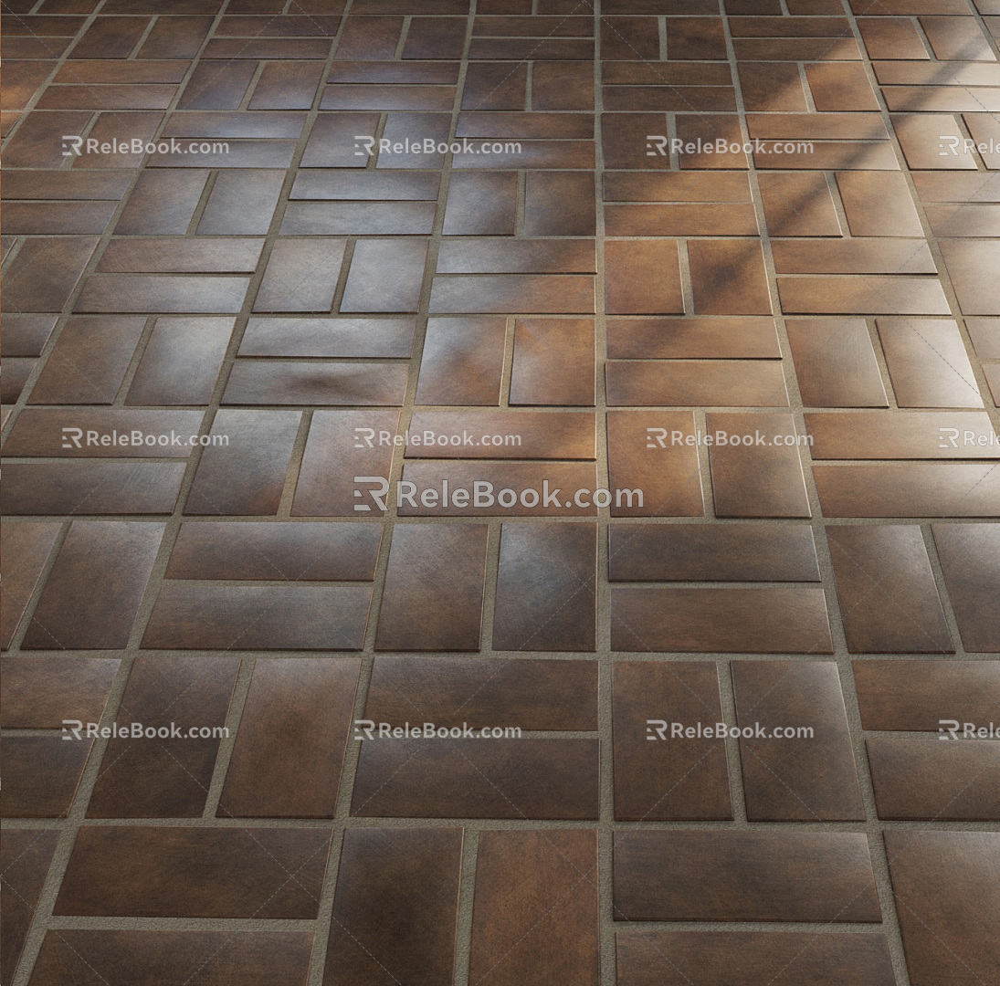 Modern floor tile 3d model