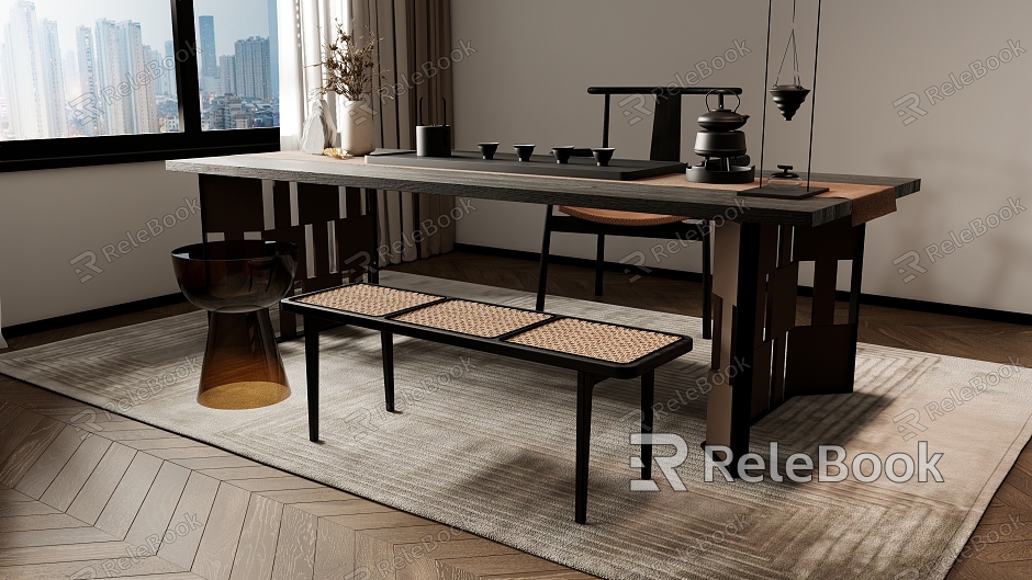 New Chinese Tea Table and Chair Combination Tea Table Tea Table model