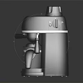 Sleek Black Electric Coffee Maker Featuring Stainless Steel Body And Glass Carafe