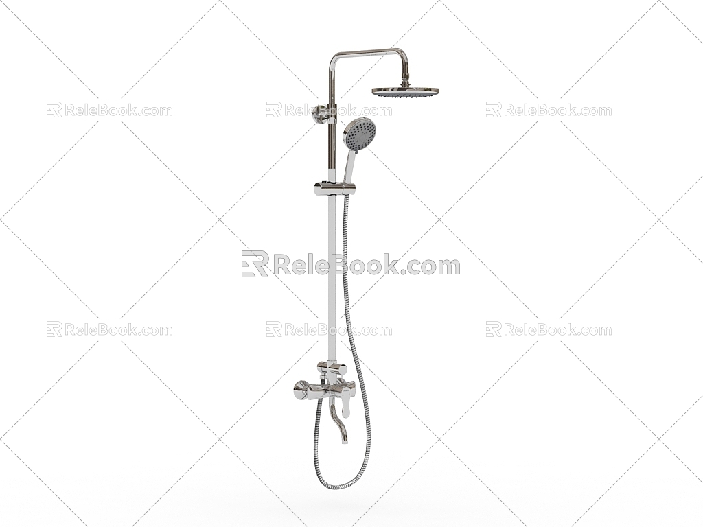 Modern Shower 3d model