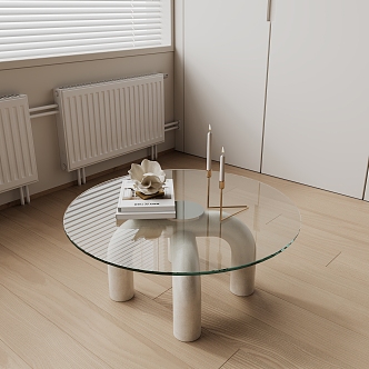 Quiet tea table 3d model