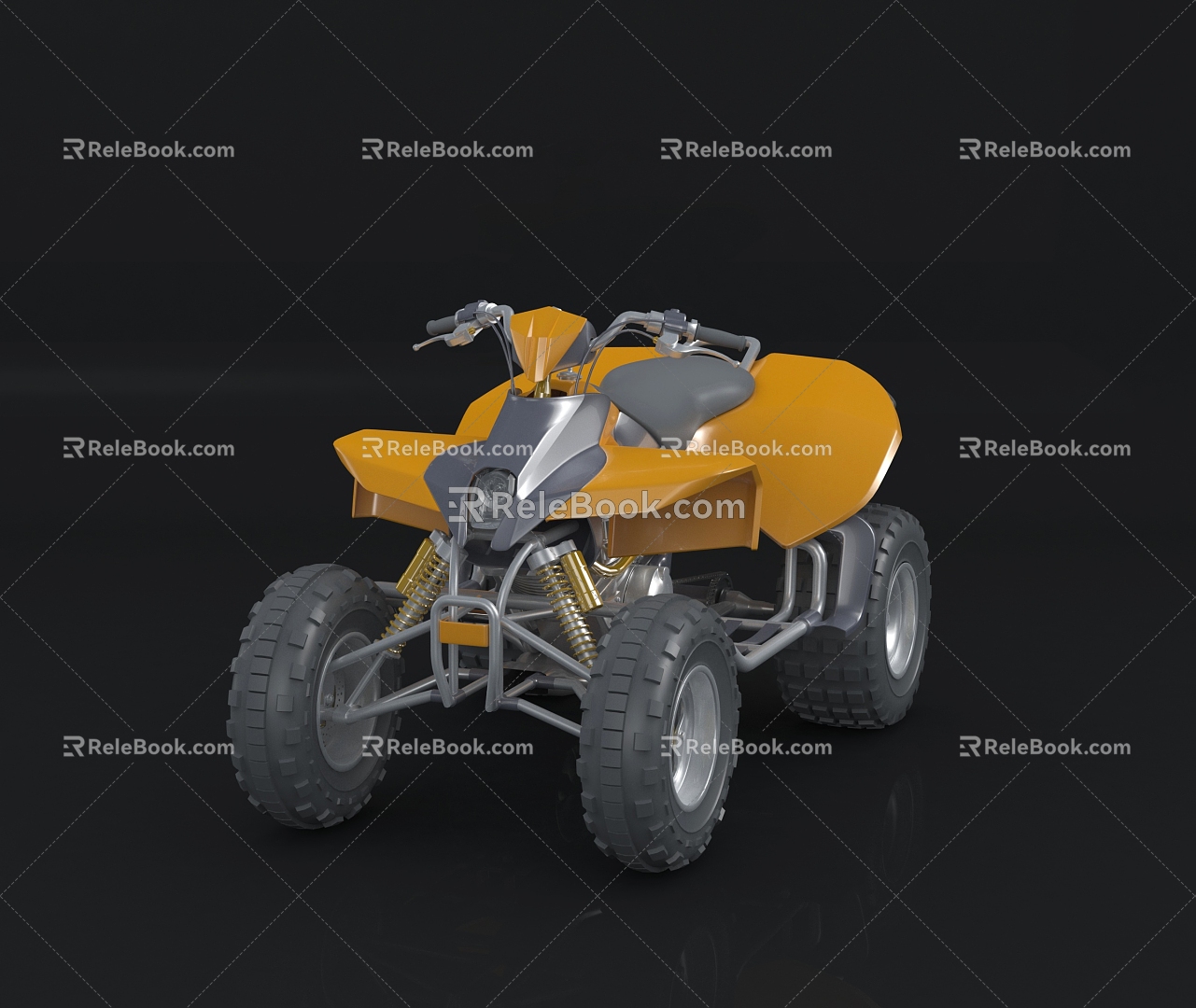 Modern Motorcycle 3d model