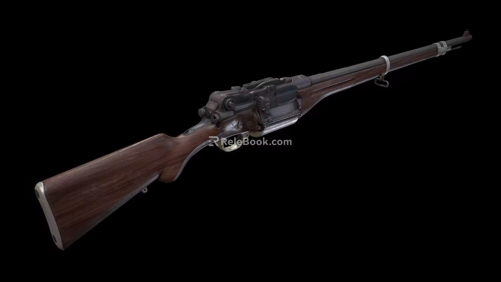 Weapon rifle prototype 3d model