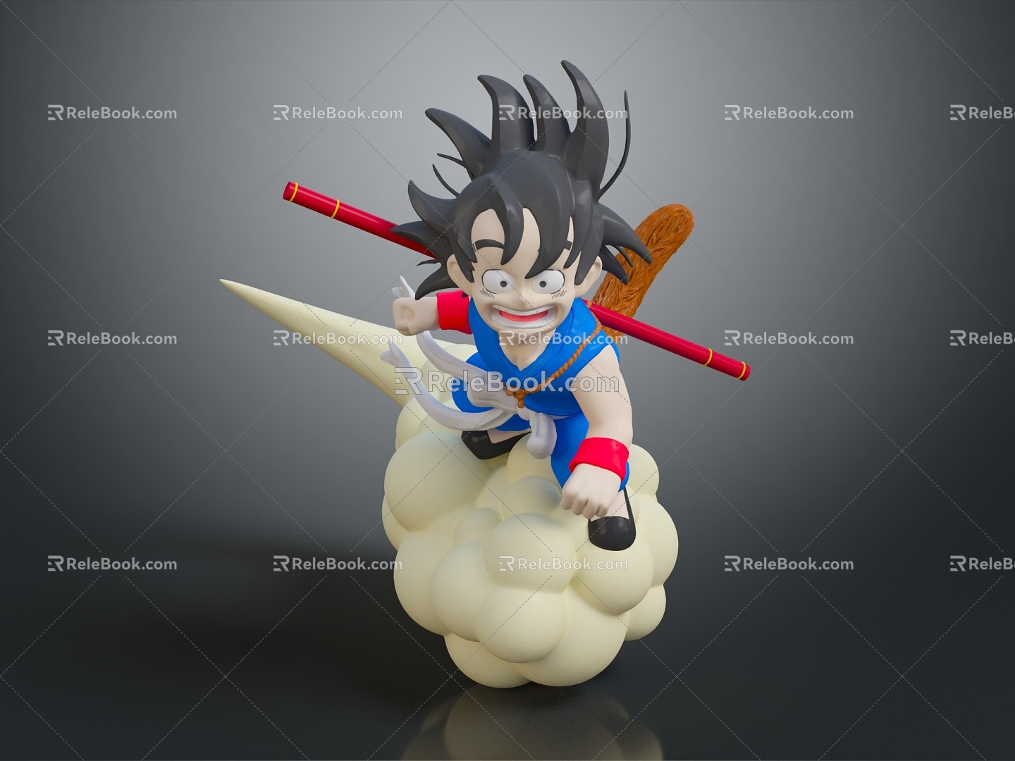 Monkey King Monkey King Dragon Ball Goku Dragon Ball Figure Game Figure Game Role Realistic Figure 3d model