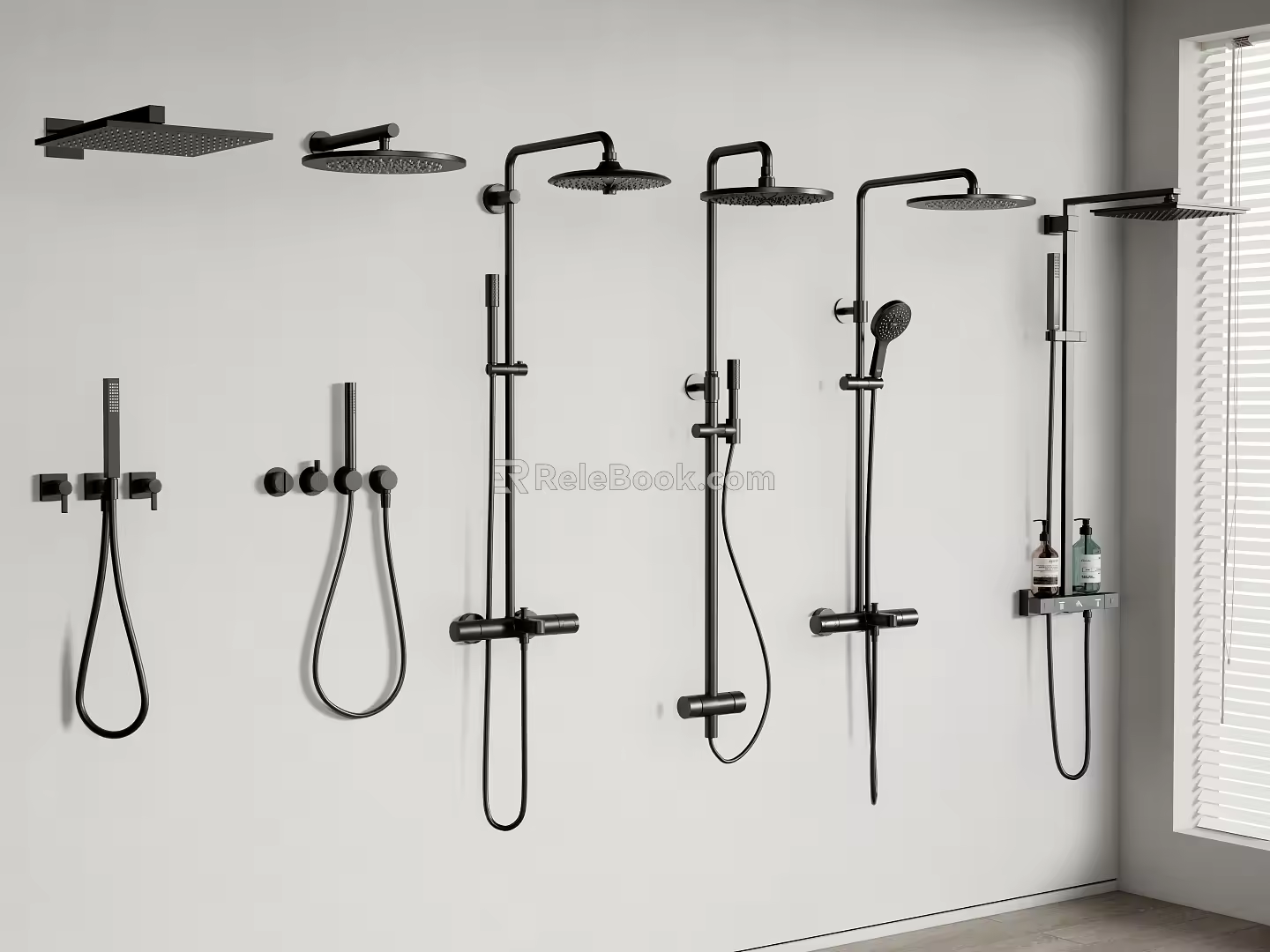 Shower Head Embedded Shower Head 3d model
