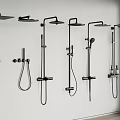 Shower Head Embedded Shower Head 3d model