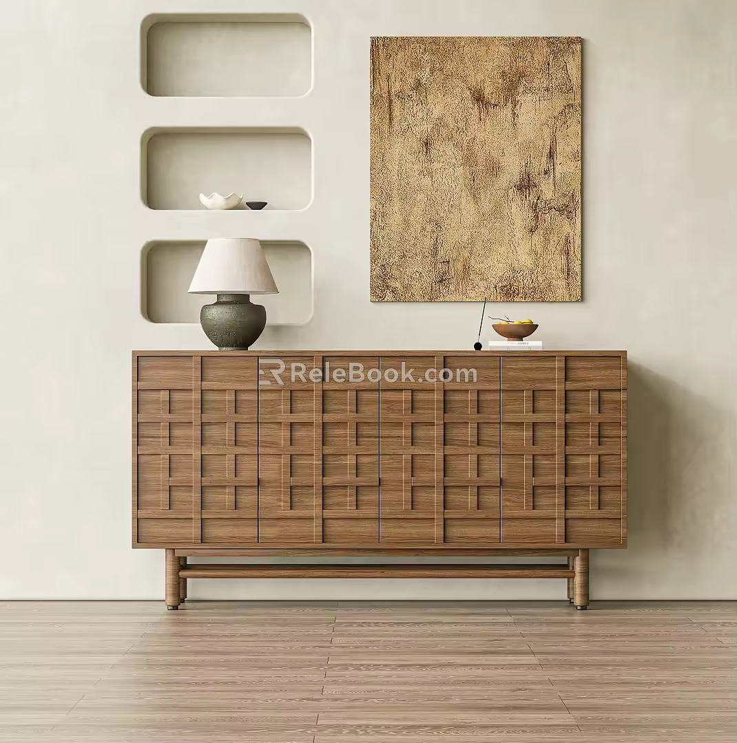 Middle Style Sideboard 3d model