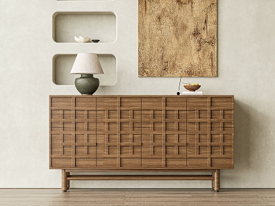 Middle Style Sideboard 3d model