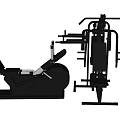 Professional Sports Equipment Featuring Leg Press Machine And Multi Functional Training Station For Gym Workouts