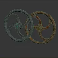 Hardware Tools Metal Handwheels With Stainless Steel And Rusty For Industrial Machinery Operation