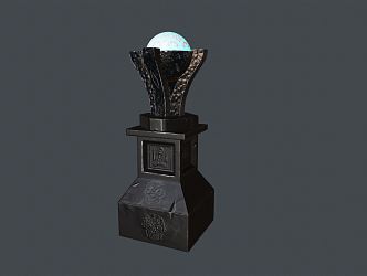 Industrial LOFT Trophy Stakes 3d model