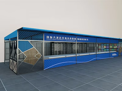 Seafood Market Modern Market 3d model
