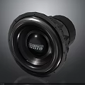 High Performance PIONEER Electronic Audio Speaker Featuring Modern Circular Metal Design