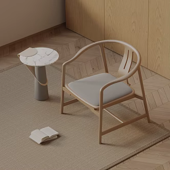Modern Dining Chair 3d model