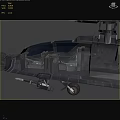 Military Helicopter Detailed Cockpit Interior Design With Advanced Controls and Instrument Panel