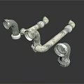 Industrial Metal Pipe Fittings Including Elbow And Tee Connectors For Plumbing