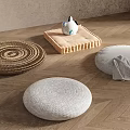 Futon cushion 3d model