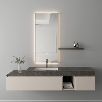 Bathroom Cabinet Bathroom Cabinet Washstand 3d model