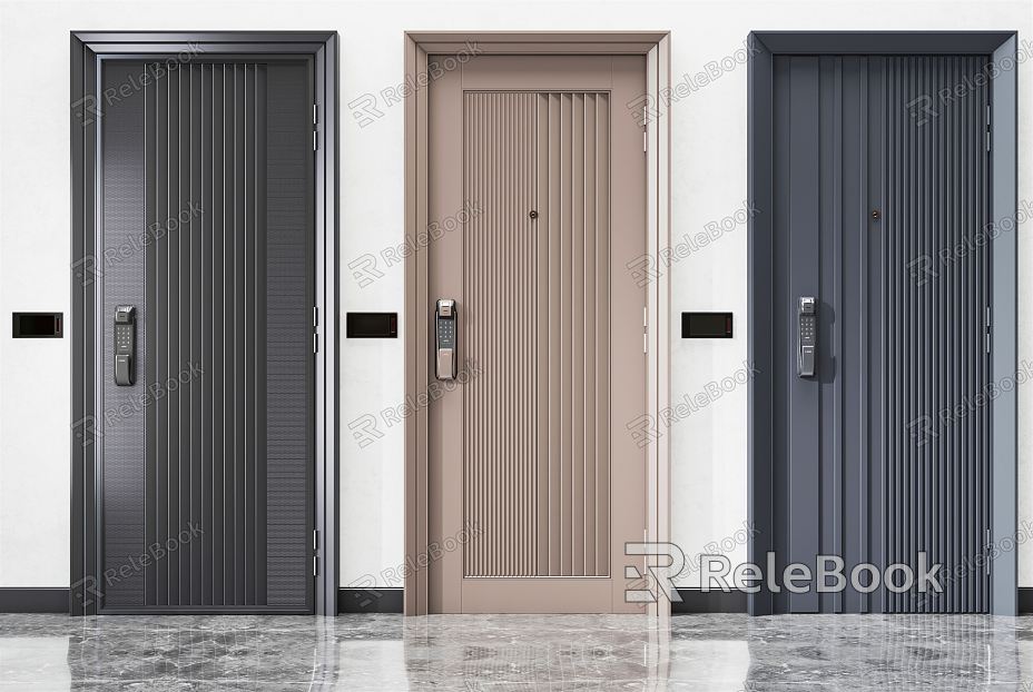 Modern security door entry door security door model