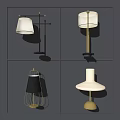 Modern Table Lamps With Various Styles And Metal Bases In Black White Gold